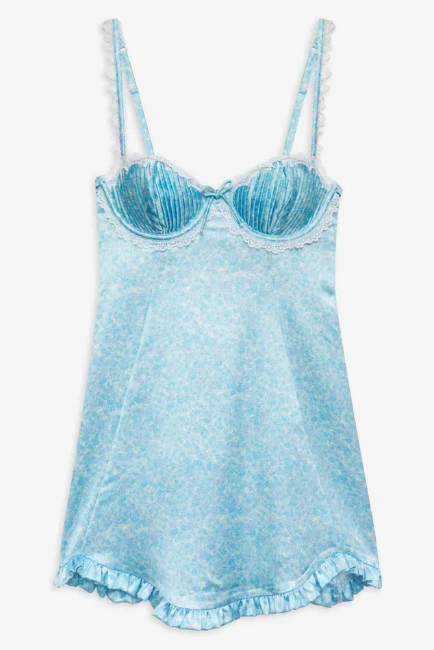 Women Everyday Slip Dress Blue For Love and Lemons Dresses