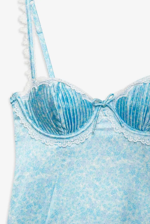 Women Everyday Slip Dress Blue For Love and Lemons Dresses