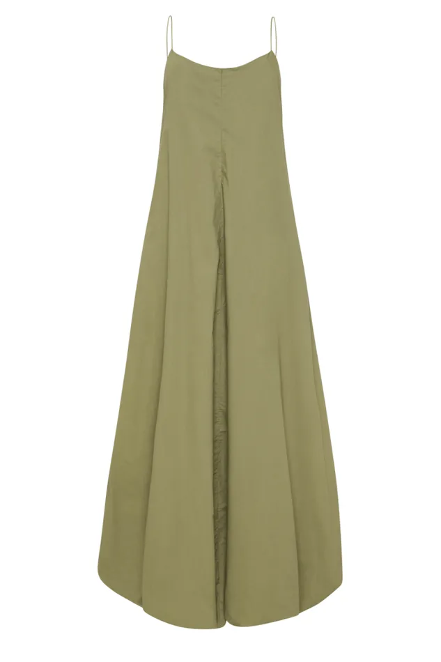Women Faithfull The Brand Dresses Anais Maxi Dress Khaki