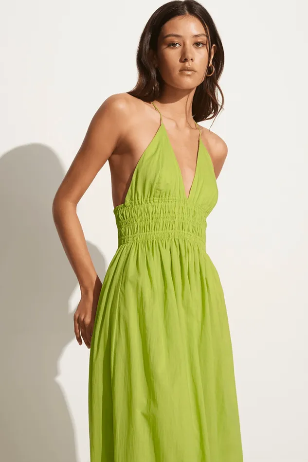 Women Faithfull The Brand Dresses Bisetta Maxi Dress Kiwifruit 8211 Final Sale