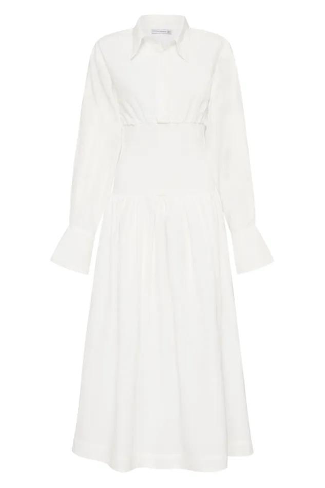 Women Faithfull The Brand Dresses Cervo Midi Dress White