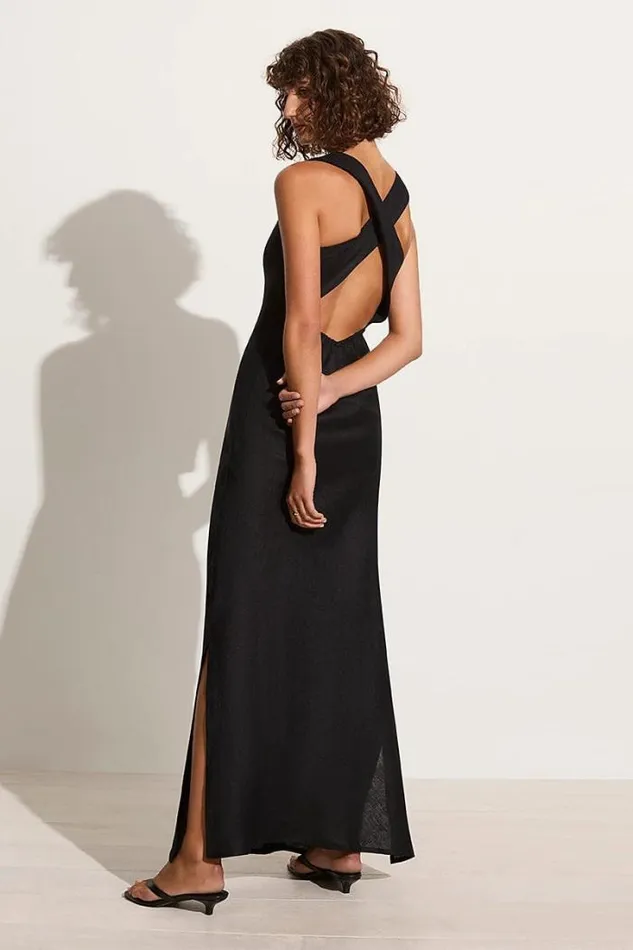 Women Faithfull The Brand Dresses Lobo Maxi Dress Black