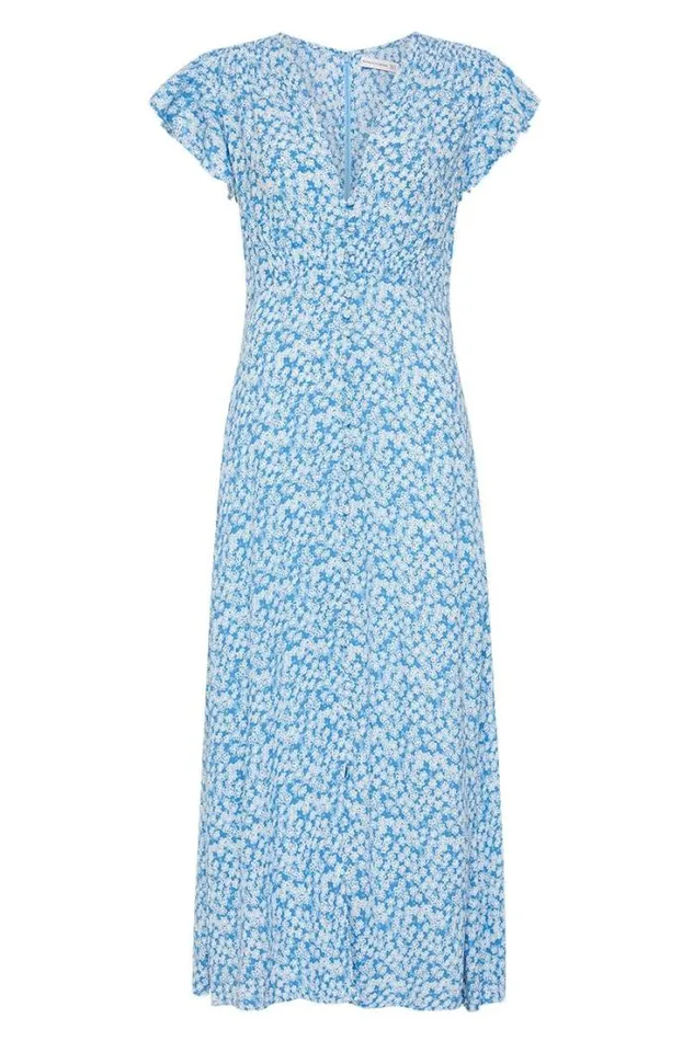 Women Faithfull The Brand Dresses Magdelena Midi Dress Elka Floral 8211 Final Sale