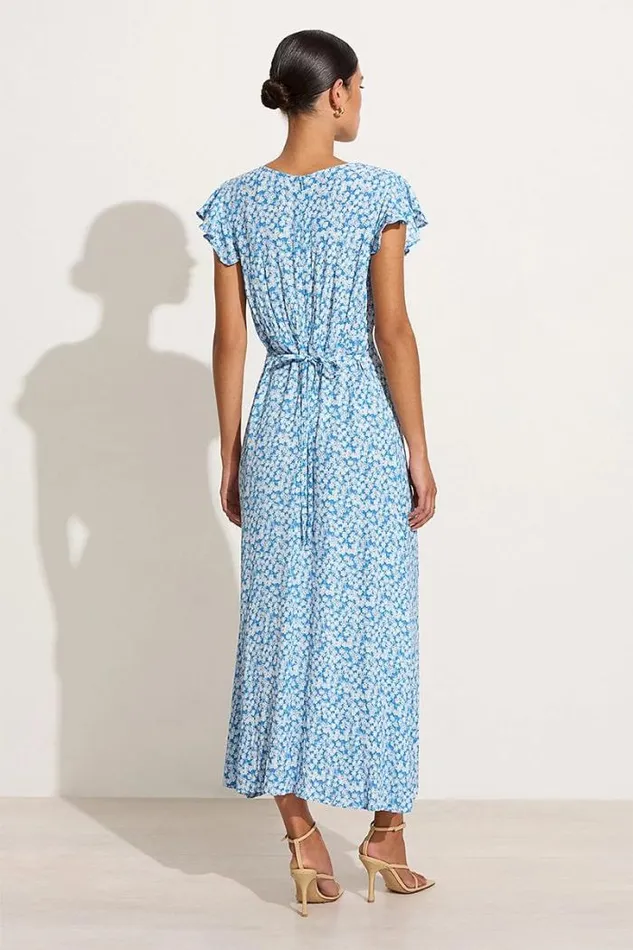 Women Faithfull The Brand Dresses Magdelena Midi Dress Elka Floral 8211 Final Sale