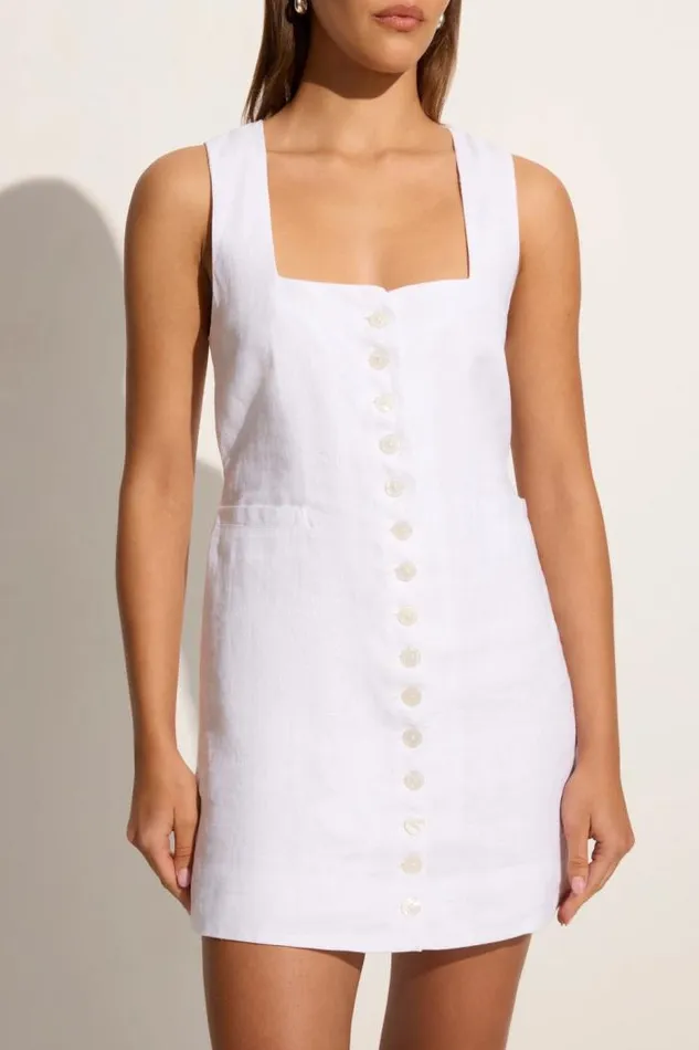 Women Faithfull The Brand Dresses Marinia Mini Dress White