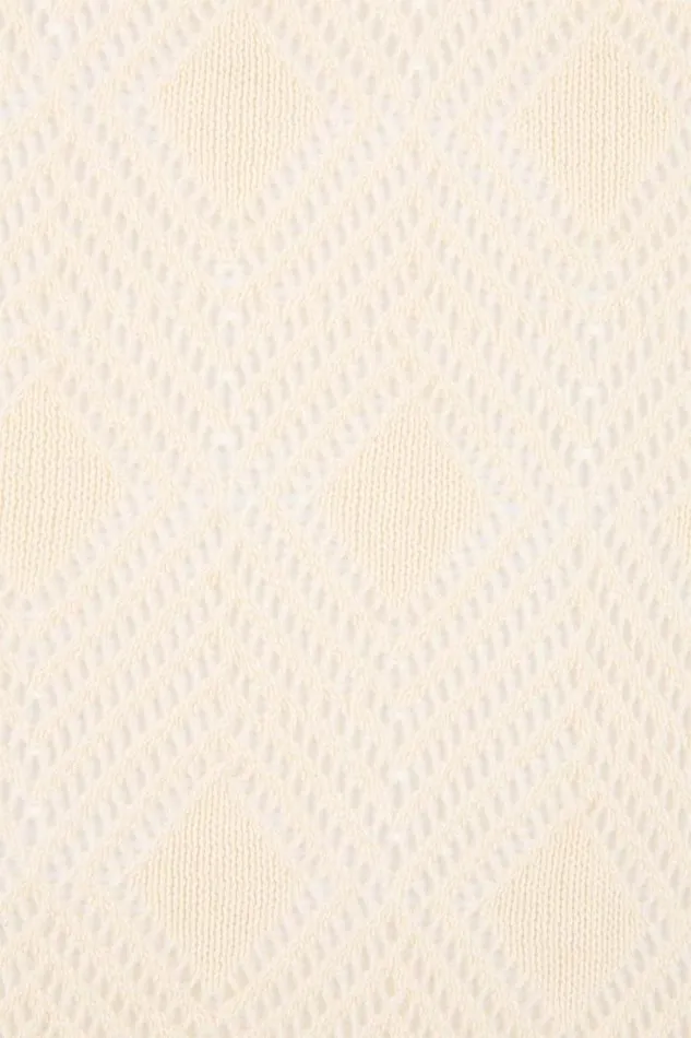 Women Faithfull The Brand Dresses Serena Pointelle Knit Dress Off White