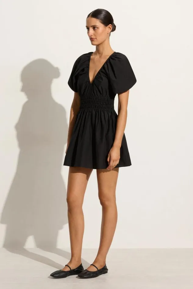 Women Faithfull The Brand Mini Dresses Salone Mini Dress Black