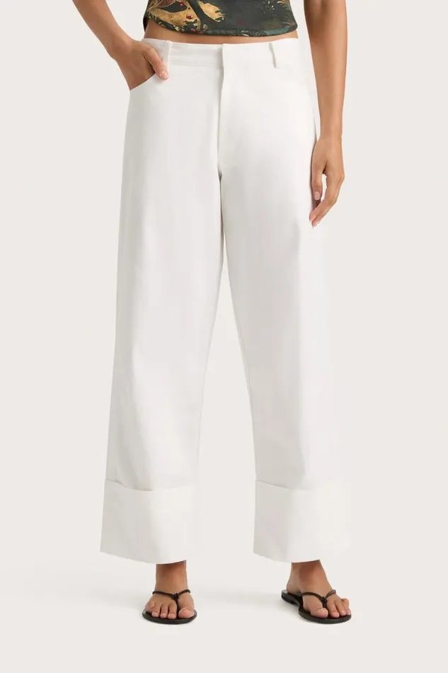 Women Faithfull The Brand Pants Cassis Pant White