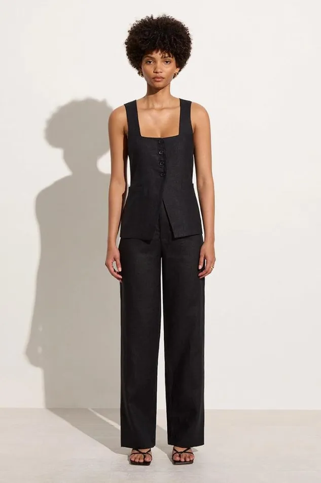 Women Faithfull The Brand Pants Isotta Pant Black