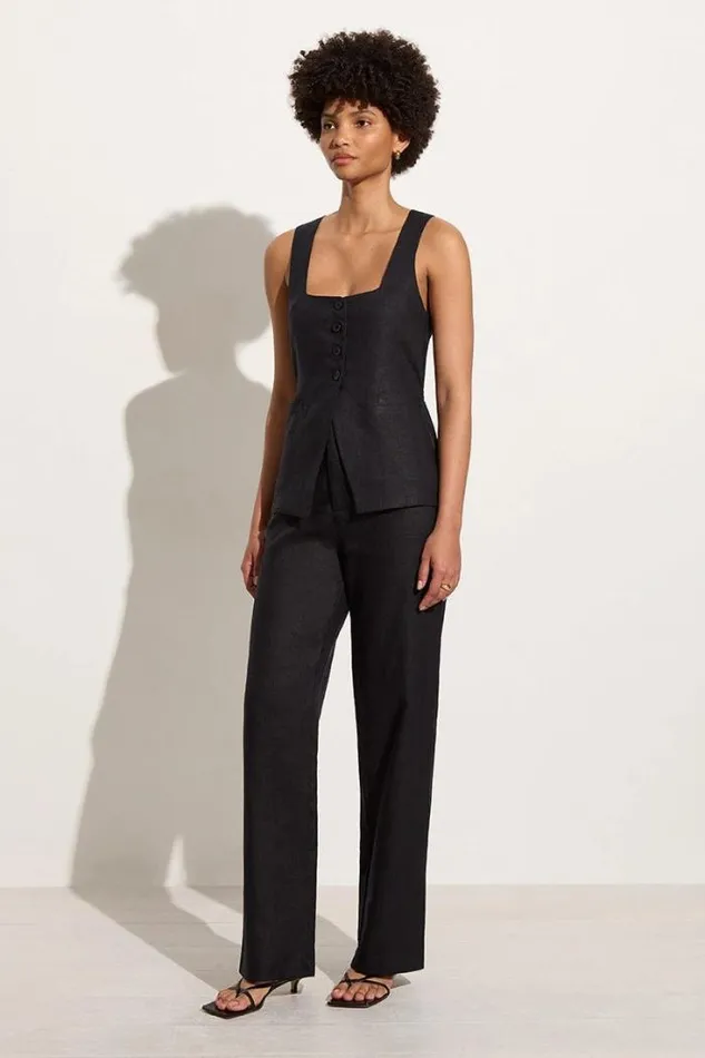 Women Faithfull The Brand Pants Isotta Pant Black