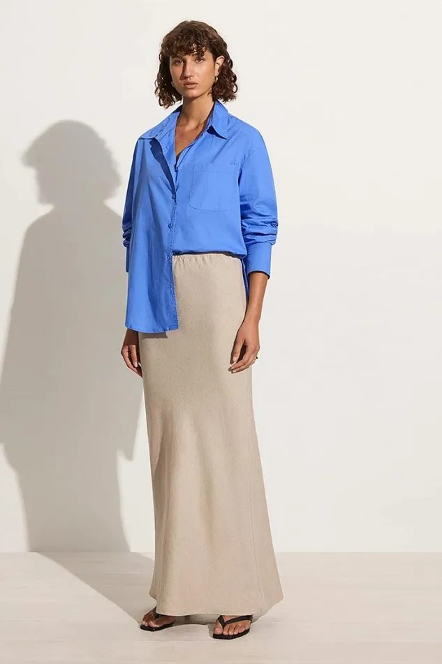 Women Faithfull The Brand Skirts and Shorts Davina Bias Skirt Natural
