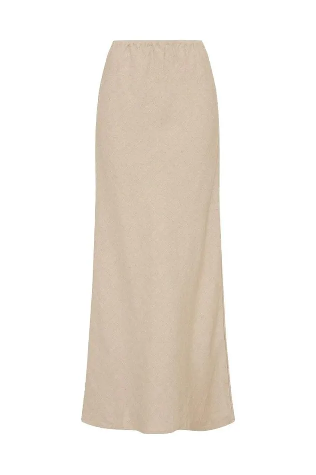 Women Faithfull The Brand Skirts and Shorts Davina Bias Skirt Natural