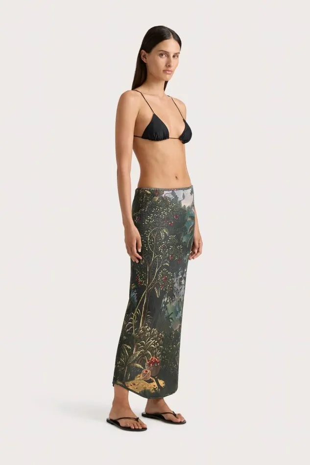 Women Faithfull The Brand Skirts and Shorts Loire Skirt Balinese Landscape