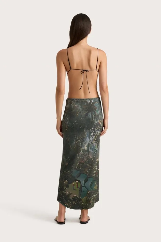 Women Faithfull The Brand Skirts and Shorts Loire Skirt Balinese Landscape