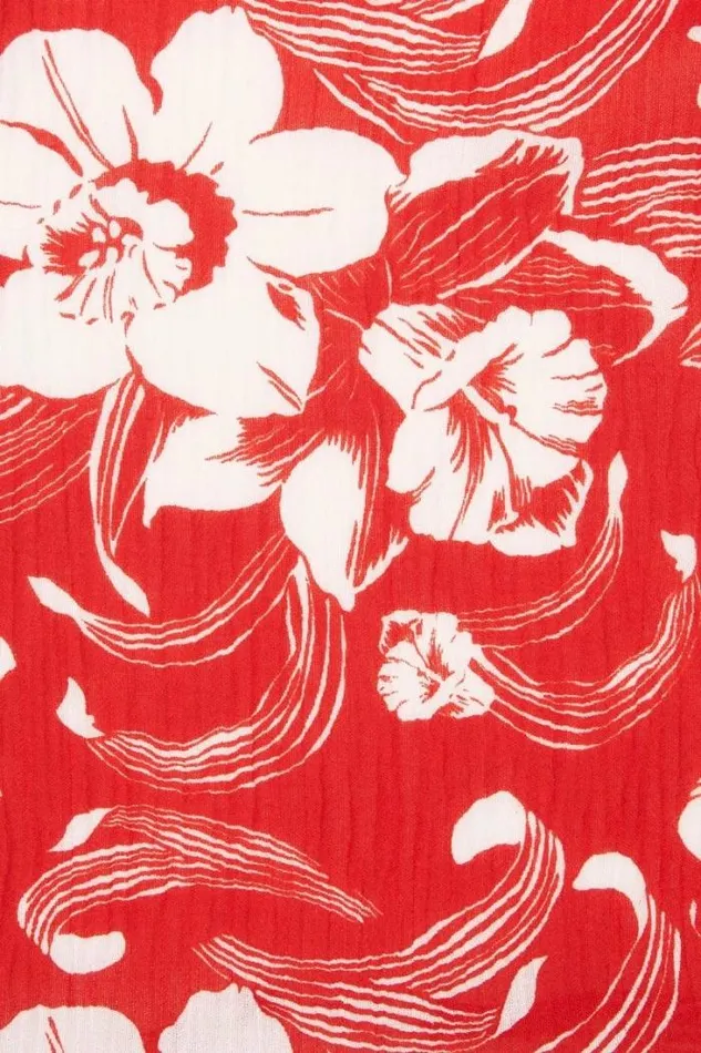 Women Faithfull The Brand Skirts and Shorts Lulu Maxi Skirt Camara Floral Print Red 8211 Final Sale