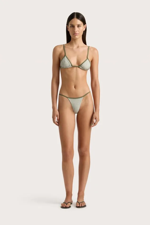 Women Faithfull The Brand Swim Manon Bikini Bottom Oliander Khaki