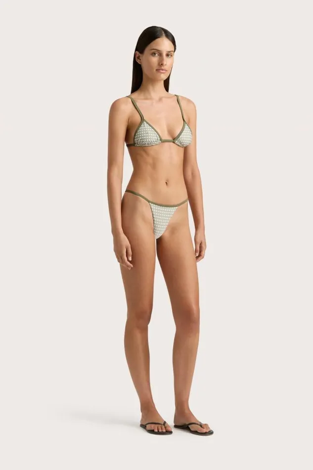 Women Faithfull The Brand Swim Manon Bikini Bottom Oliander Khaki
