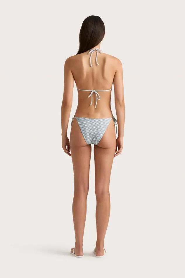 Women Faithfull The Brand Swim Sete Bikini Top Oliander Sky Blue