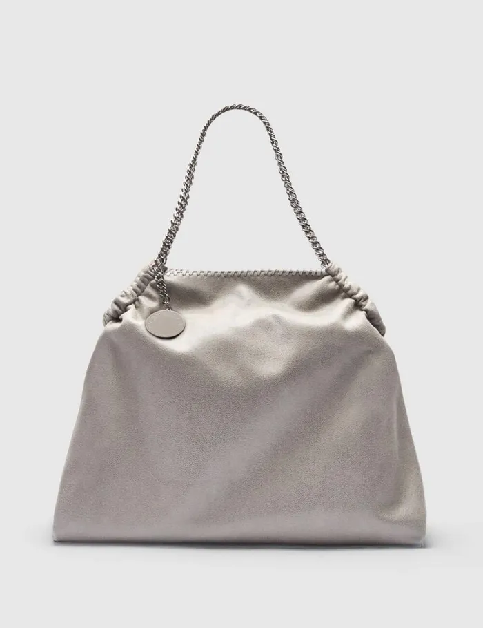 Women Falabella Drawstring Tote Bag Grey Stella McCartney TopHandle Bags
