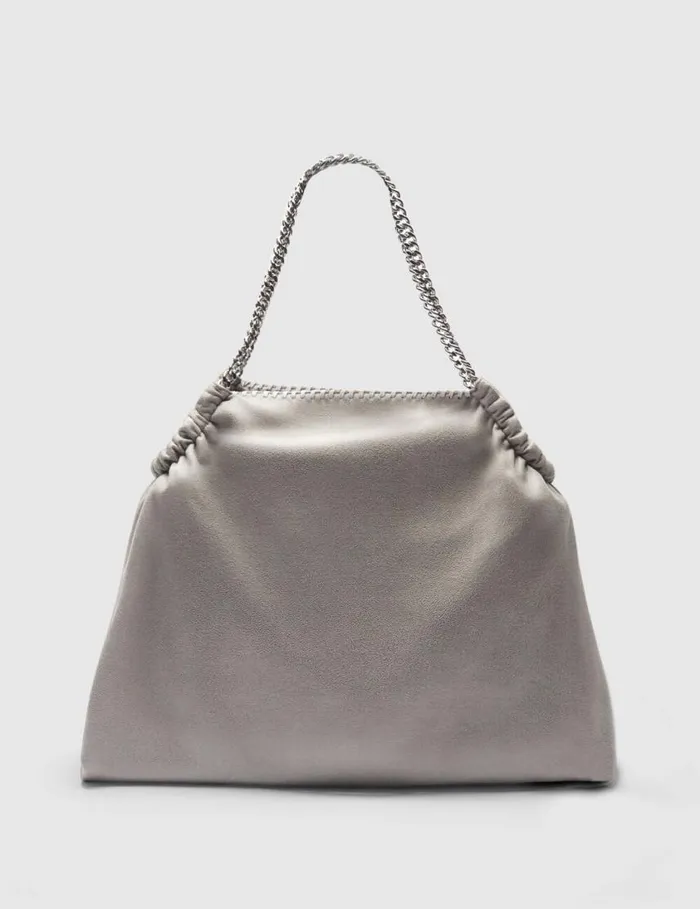 Women Falabella Drawstring Tote Bag Grey Stella McCartney TopHandle Bags Women Falabella Drawstring Tote Bag Grey Stella McCartney TopHandle Bags