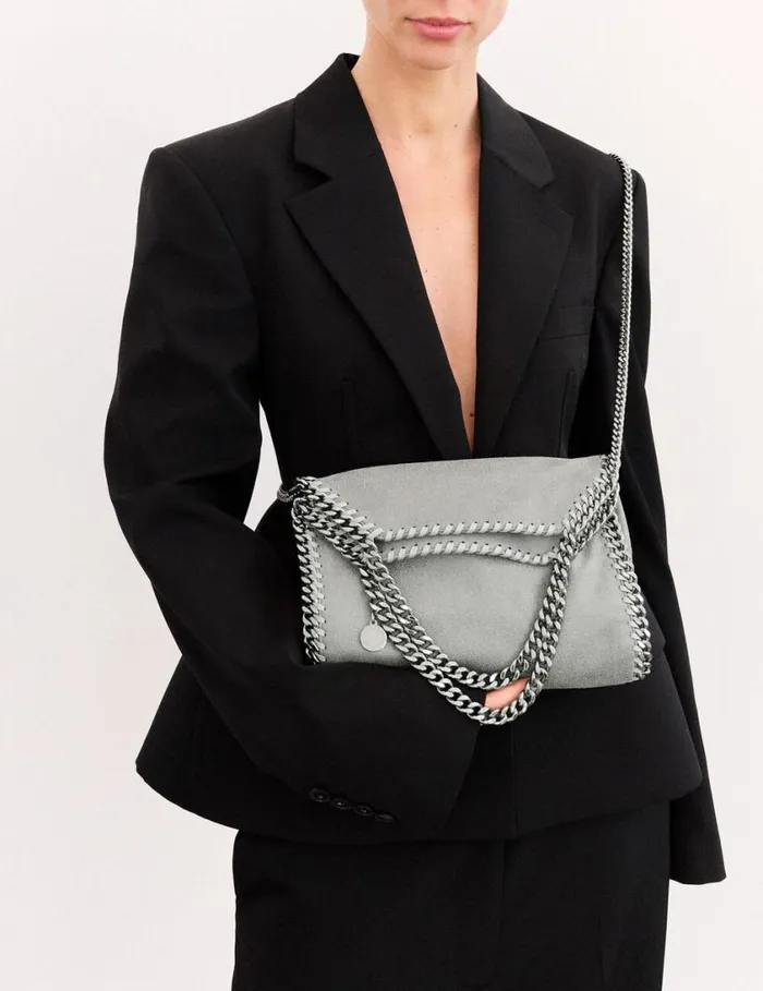Women Falabella Mini Tote Bag Light Grey Stella McCartney Mini Bags And Clutches Women Falabella Mini Tote Bag Light Grey Stella McCartney Mini Bags And Clutches