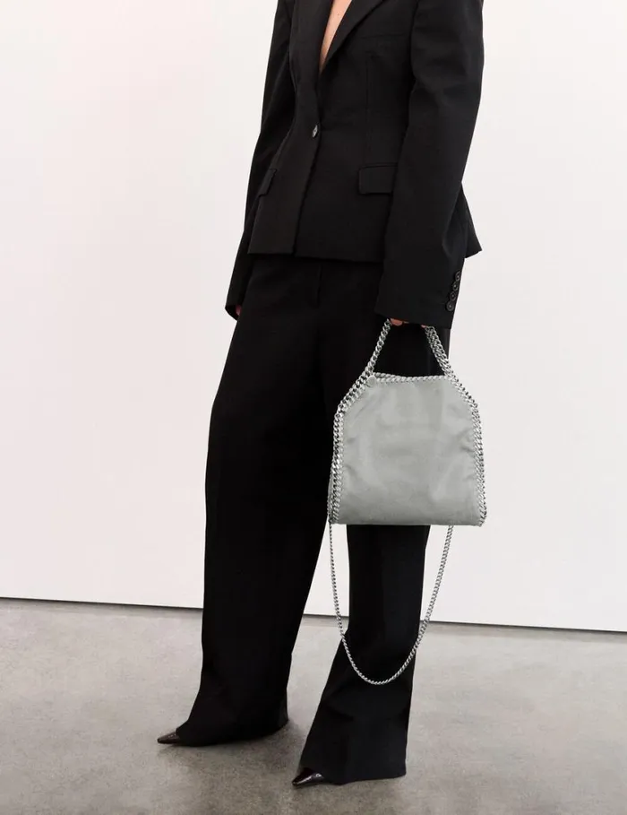 Women Falabella Mini Tote Bag Light Grey Stella McCartney Mini Bags And Clutches Women Falabella Mini Tote Bag Light Grey Stella McCartney Mini Bags And Clutches