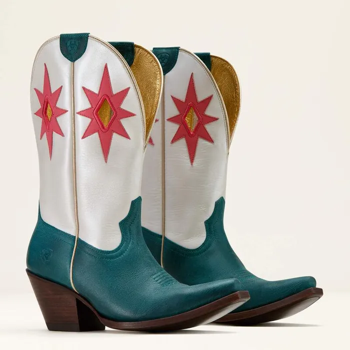 Women Fashion Boots Ariat Starlight Western Boot Turquoisepearly White Women Fashion Boots Ariat Starlight Western Boot Turquoisepearly White