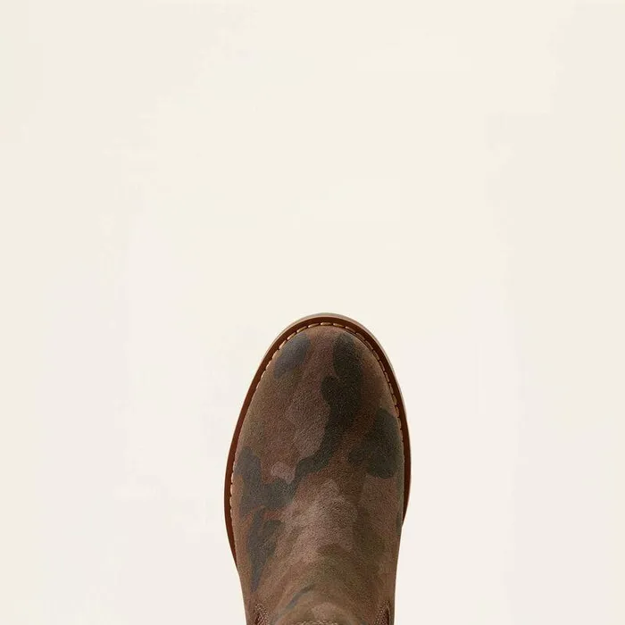 Women Fashion Boots Ariat Wexford Chelsea Boot Camo Suede