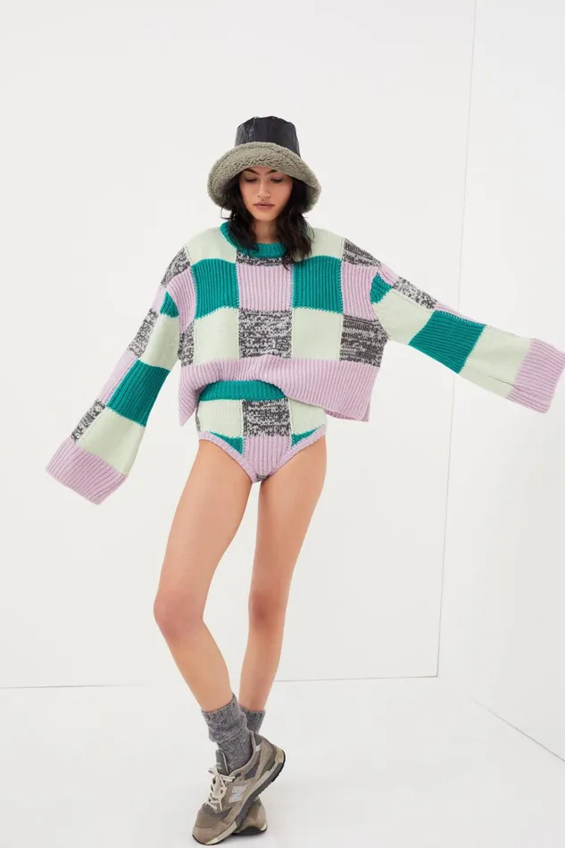 Women Finley Sweater Green For Love and Lemons Knitwear