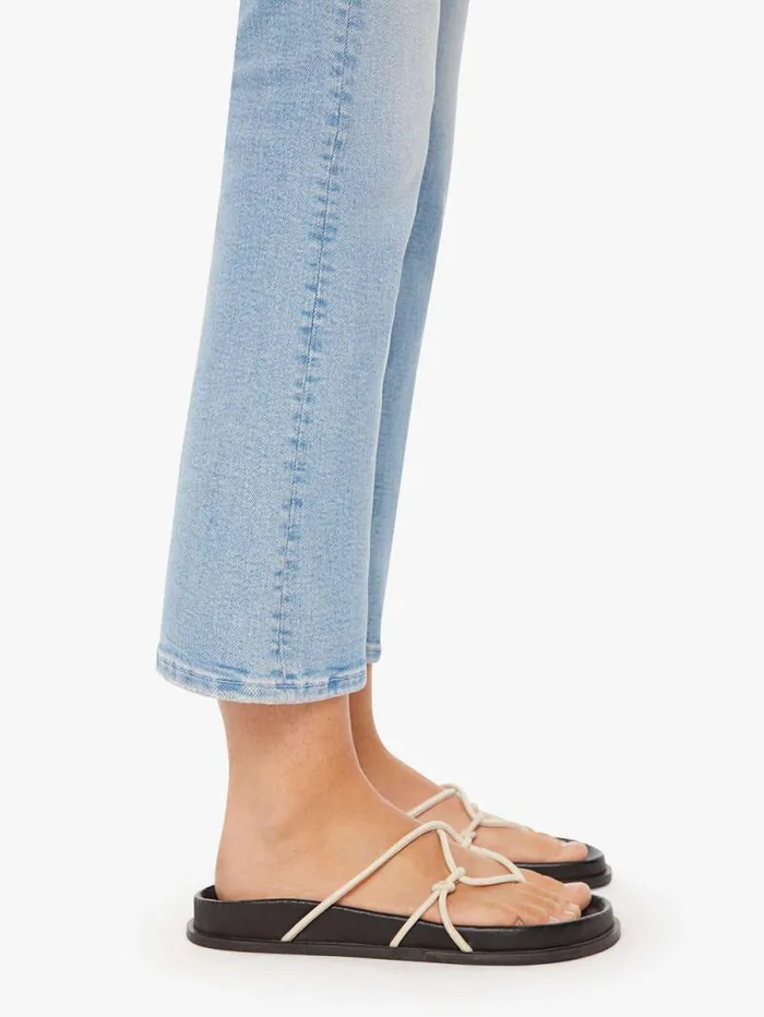 Women Flare Mother Denim The Hustler Ankle Blue lightpastel