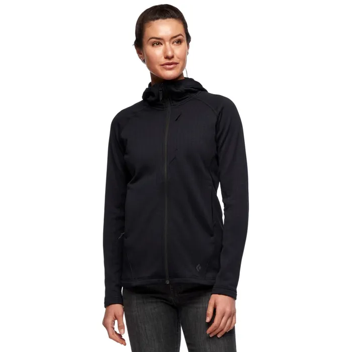 Women Fleece Black Diamond Factor Hoody 8211 Black Diamond Gear