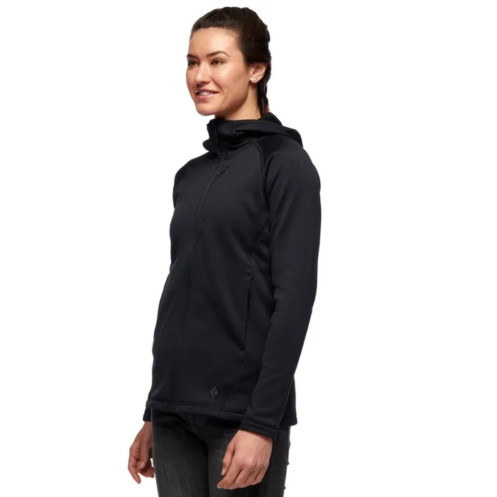 Women Fleece Black Diamond Factor Hoody 8211 Black Diamond Gear