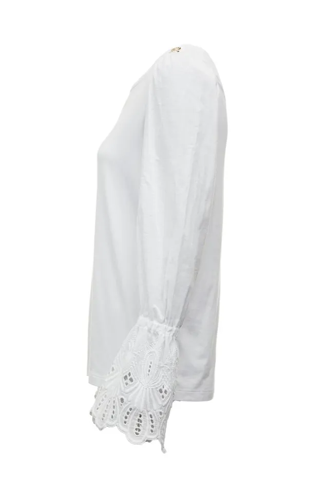 Women Francesca Jersey Blouse White Holland Cooper Shirts and Blouses Women Francesca Jersey Blouse White Holland Cooper Shirts and Blouses