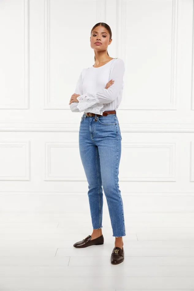 Women Francesca Jersey Blouse White Holland Cooper Shirts and Blouses Women Francesca Jersey Blouse White Holland Cooper Shirts and Blouses