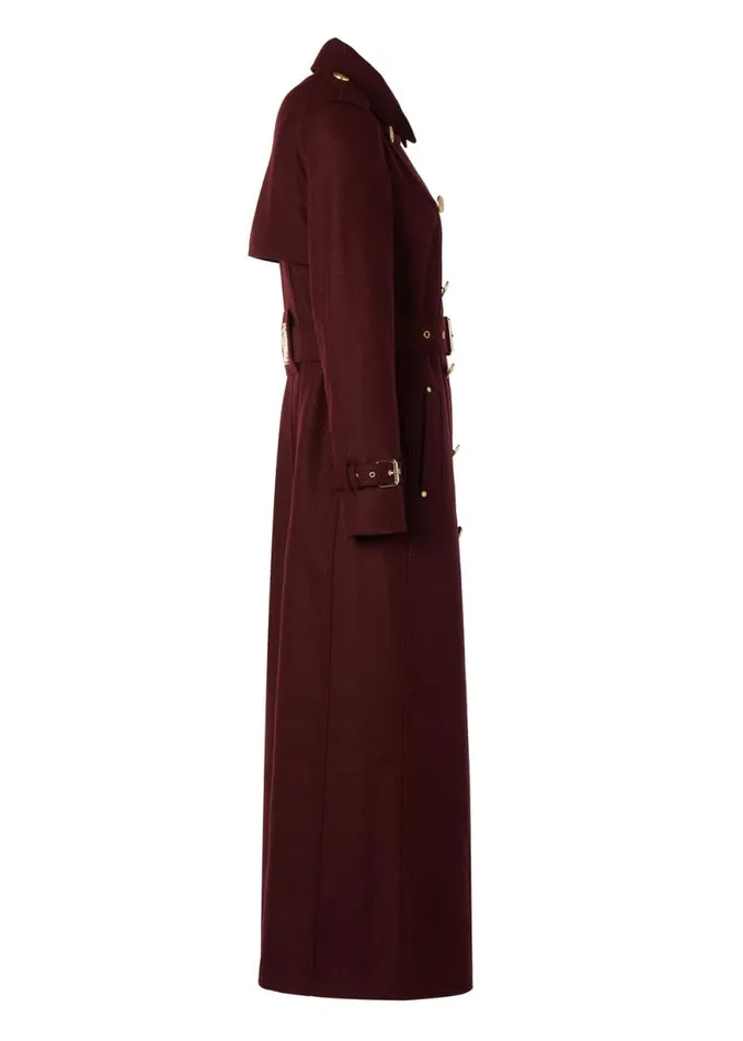 Women Full Length Marlborough Trench Coat Mulberry Holland Cooper Tailoring