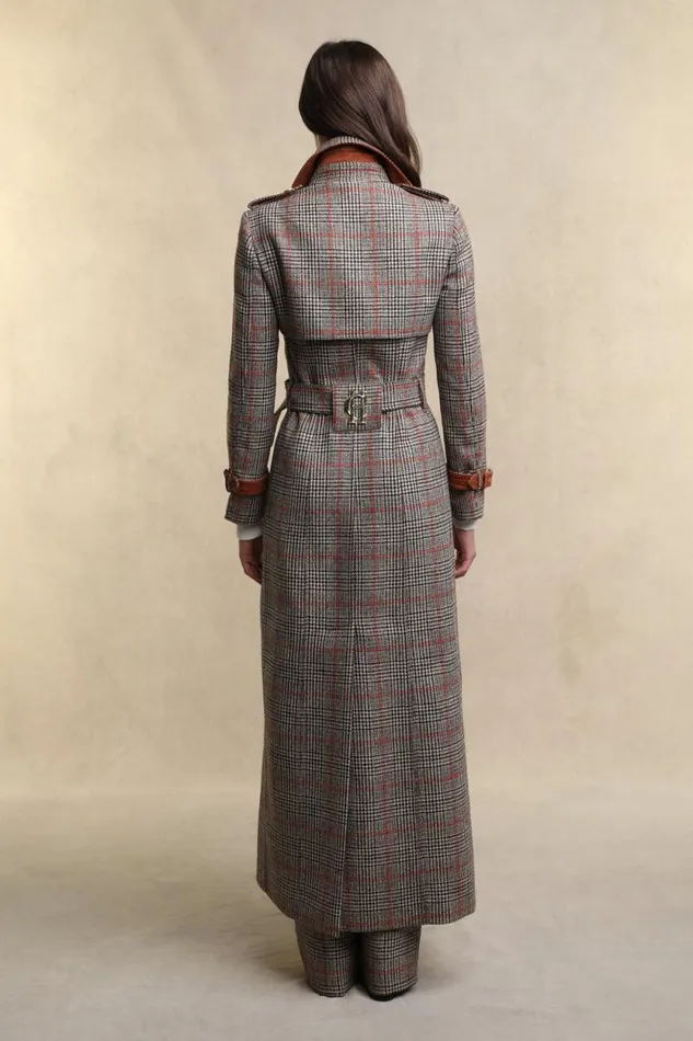 Women Full Length Marlborough Trench Coat Orange Windsor Holland Cooper Trench Coats