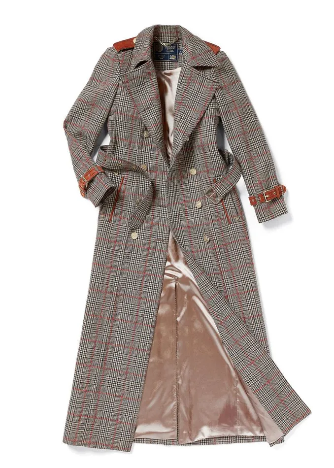 Women Full Length Marlborough Trench Coat Orange Windsor Holland Cooper Trench Coats