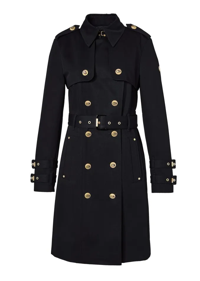Women Gatcombe Trench Coat Black Holland Cooper Tailoring