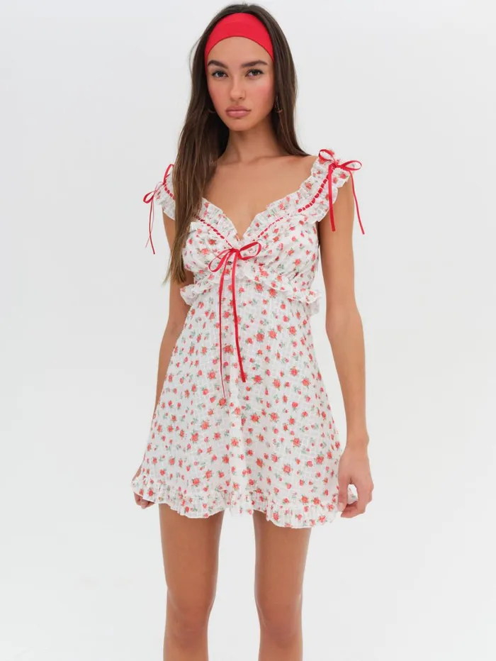 Women Gidget Mini Dress Red For Love and Lemons Dresses Women Gidget Mini Dress Red For Love and Lemons Dresses