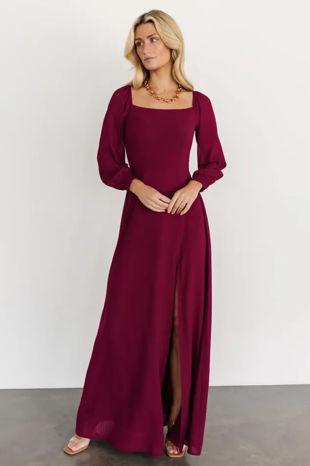 Women Giselle Maxi Dress Mulberry Baltic Born Maxi Dresses
