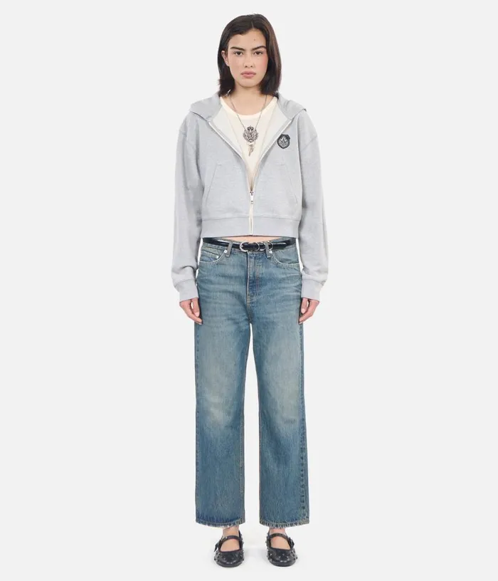 Women Grey Blazon Hoodie THE KOOPLES Sweatshirts