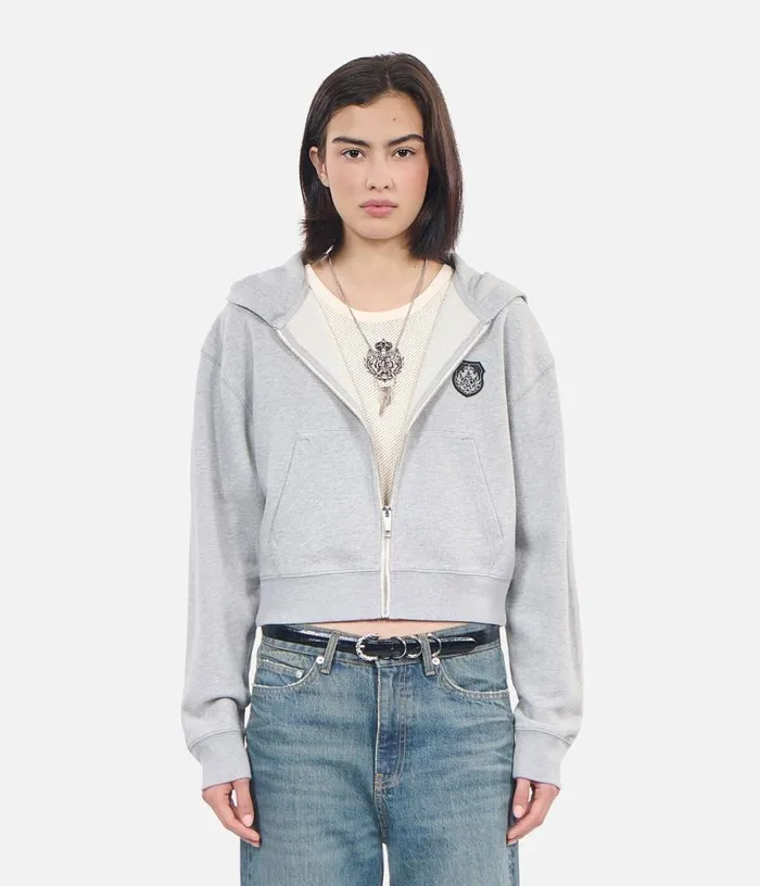 Women Grey Blazon Hoodie THE KOOPLES Sweatshirts