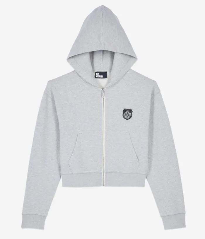 Women Grey Blazon Hoodie THE KOOPLES Sweatshirts