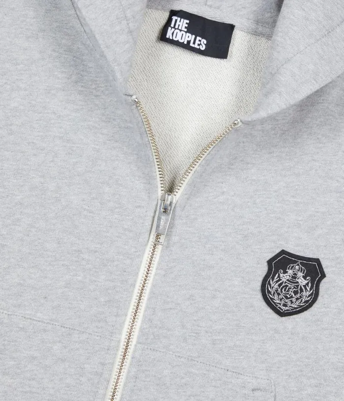 Women Grey Blazon Hoodie THE KOOPLES Sweatshirts