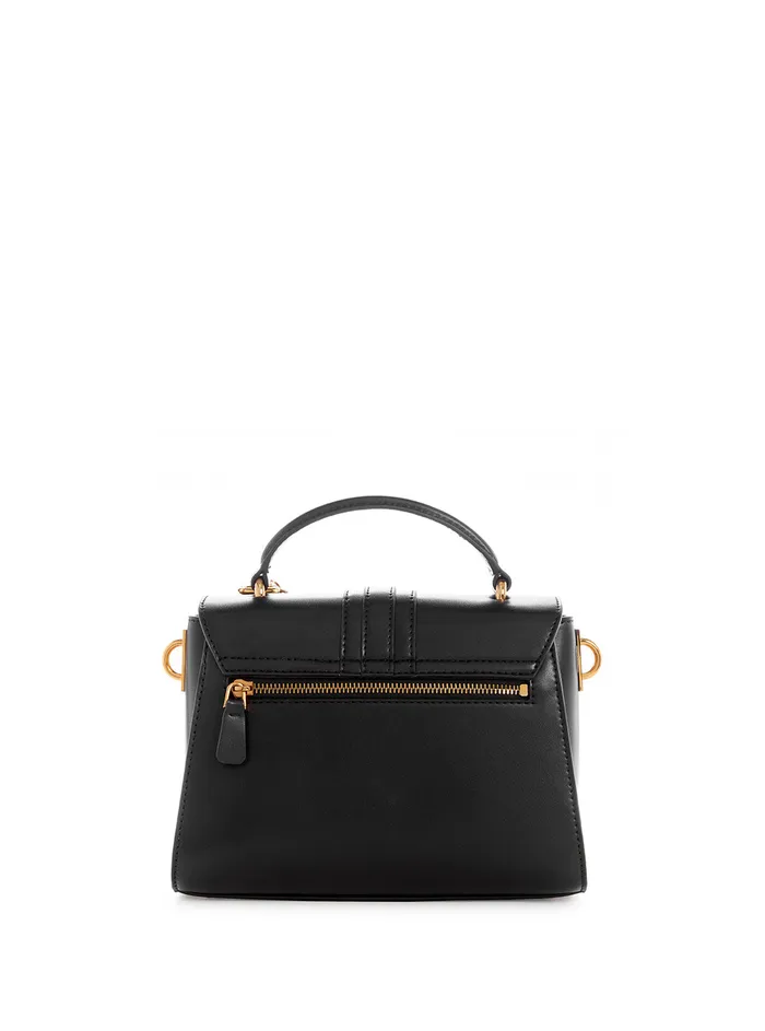 Women Half Flap GUESS Black Ginevra Crossbody Bag