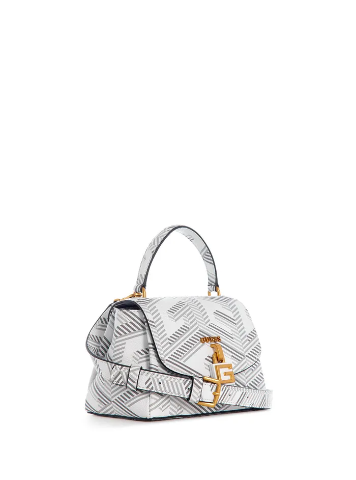 Women Half Flap GUESS Stone Logo Montreal Mini Crossbody Bag Women Half Flap GUESS Stone Logo Montreal Mini Crossbody Bag