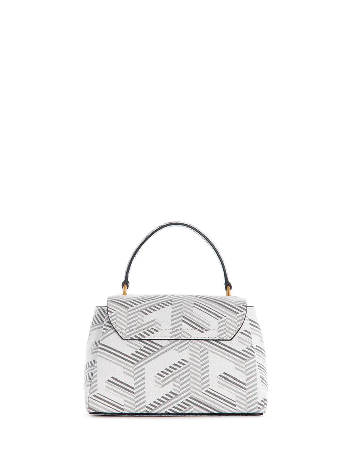 Women Half Flap GUESS Stone Logo Montreal Mini Crossbody Bag Women Half Flap GUESS Stone Logo Montreal Mini Crossbody Bag