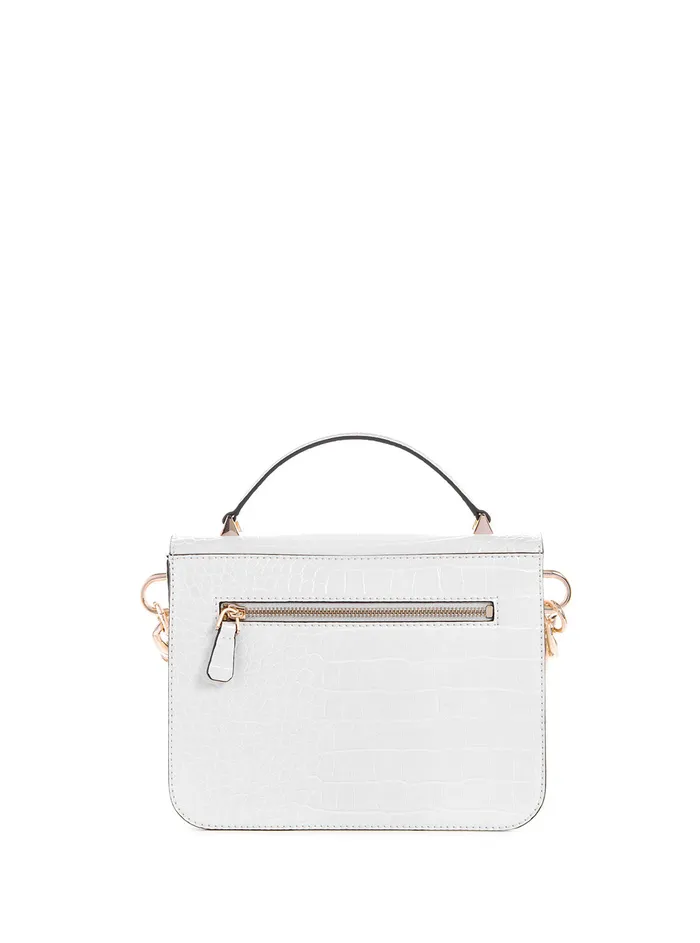 Women Half Flap GUESS White Retour Crossbody Bag Women Half Flap GUESS White Retour Crossbody Bag