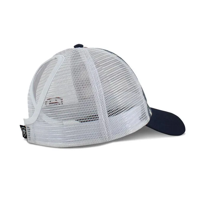 Women Hats and Caps Ariat Flag Print Cap Multi