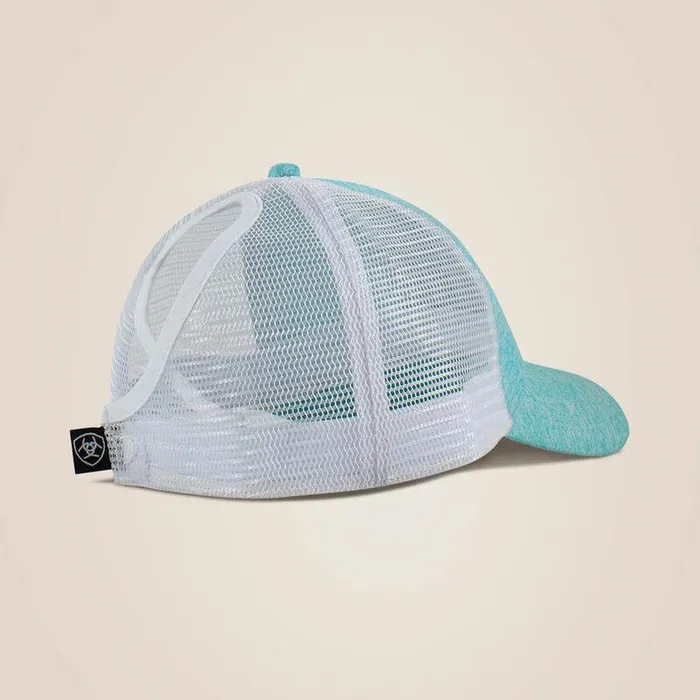 Women Hats and Caps Ariat Logo Patch Cap Turquoise Women Hats and Caps Ariat Logo Patch Cap Turquoise